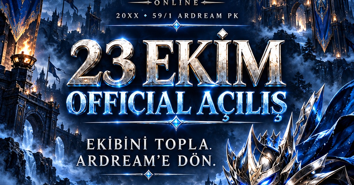 ArdreamKO 23 Ekim Official Açılış